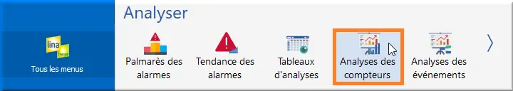Accès Analyse des compteurs